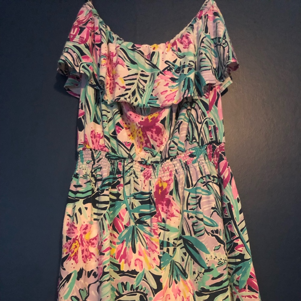 Lilly Pulitzer romper I am the second owner but never wore it. EUC. Size small